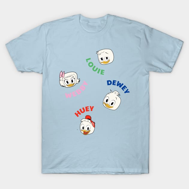 Three Nephews and Honorary Fourth Nephew T-Shirt by Amores Patos 